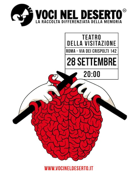 voci nel deserto - teatro della visitazione - 28 settembre 2026